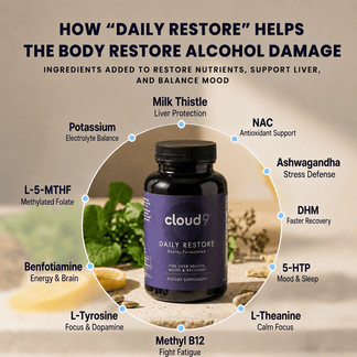 Cloud9 Daily Restore - Comprehensive Alcohol Health Support